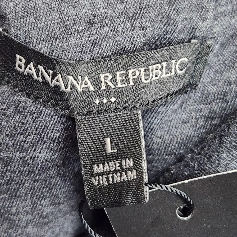 Banana Republic Hoodie Mens Large Ultrawarm Sherpa Fleece Pullover Performance